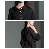 シルエットを変えて楽しめるストライプ柄シャツワンピース レディース ファッション | Sawa a la mode | 詳細画像5 