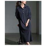 シルエットを変えて楽しめるストライプ柄シャツワンピース レディース ファッション | Sawa a la mode | 詳細画像15 