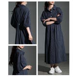 シルエットを変えて楽しめるストライプ柄シャツワンピース レディース ファッション | Sawa a la mode | 詳細画像17 