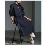 シルエットを変えて楽しめるストライプ柄シャツワンピース レディース ファッション | Sawa a la mode | 詳細画像20 