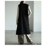 上品にコーデを格上げするパールポケットロングジレ レディース ファッション | Sawa a la mode | 詳細画像18 