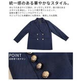 プレッピーマニッシュなブレザーダブルジャケット レディース ファッション | Sawa a la mode | 詳細画像6 