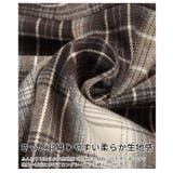 暖かみを感じる起毛チェックショート丈ポケットシャツ レディース ファッション | Sawa a la mode | 詳細画像11 