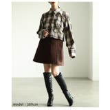 暖かみを感じる起毛チェックショート丈ポケットシャツ レディース ファッション | Sawa a la mode | 詳細画像13 