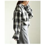 暖かみを感じる起毛チェックショート丈ポケットシャツ レディース ファッション | Sawa a la mode | 詳細画像16 