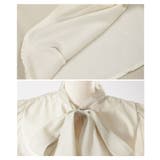 ふわり透き通るシアーパフスリーブボウタイブラウス レディース ファッション | Sawa a la mode | 詳細画像23 