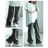 美脚を叶えるフロントタックワイドロングパンツ レディース ファッション | Sawa a la mode | 詳細画像21 