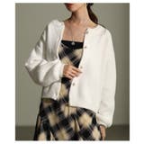 愛されオーラ纏うパールボタンふんわりシャギーニットカーディガン レディース | Sawa a la mode | 詳細画像7 
