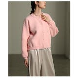 愛されオーラ纏うパールボタンふんわりシャギーニットカーディガン レディース | Sawa a la mode | 詳細画像9 