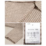 大人のニュアンスを与えるミックスニットホック付きポロトップス レディース | Sawa a la mode | 詳細画像24