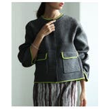 スポンジニットカーディガン レディース ファッション | Sawa a la mode | 詳細画像9 