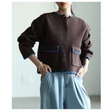 スポンジニットカーディガン レディース ファッション | Sawa a la mode | 詳細画像18 