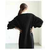 トラッドな雰囲気溢れるフェイクレイヤードニットロングワンピース レディース ファ… | Sawa a la mode | 詳細画像8 