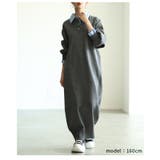 トラッドな雰囲気溢れるフェイクレイヤードニットロングワンピース レディース ファ… | Sawa a la mode | 詳細画像22 