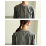 差し色バイカラーニットカーディガン レディース ファッション | Sawa a la mode | 詳細画像5 