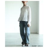 前後で楽しめる2wayシャーリングペプラムブラウス レディース ファッション | Sawa a la mode | 詳細画像15