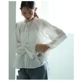 前後で楽しめる2wayシャーリングペプラムブラウス レディース ファッション | Sawa a la mode | 詳細画像20