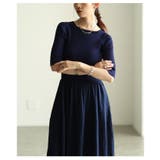 着るだけでシルエット美人なドッキングフレアワンピース レディース ファッション | Sawa a la mode | 詳細画像15 