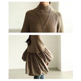 揺れ感楽しむボリュームスリーブチュニック ニット ブラウス | Sawa a la mode | 詳細画像5 
