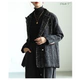 羽織るだけでサマになるツイードテーラードジャケット レディース ファッション | Sawa a la mode | 詳細画像2 