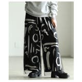 アートを纏うペイントプリントチュールレイヤードワイドパンツ レディース ファッシ… | Sawa a la mode | 詳細画像14 