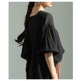 大人の抜け感纏うVネックフィッシュテールシアーブラウス レディース ファッション | Sawa a la mode | 詳細画像12 