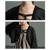 モードな雰囲気漂う異素材MA 1ボレロブルゾン レディース | Sawa a la mode | 詳細画像5