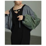 モードな雰囲気漂う異素材MA 1ボレロブルゾン レディース | Sawa a la mode | 詳細画像16