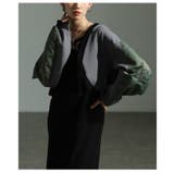 モードな雰囲気漂う異素材MA 1ボレロブルゾン レディース | Sawa a la mode | 詳細画像19