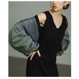 モードな雰囲気漂う異素材MA 1ボレロブルゾン レディース | Sawa a la mode | 詳細画像21