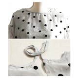 夢見心地なフロッキードットオーガンジーバルーントップス レディース ファッション | Sawa a la mode | 詳細画像23 