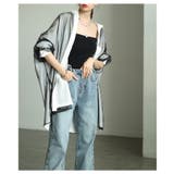 モードに揺れるオーガンジーレイヤードオーバーシャツ レディース ファッション | Sawa a la mode | 詳細画像10 