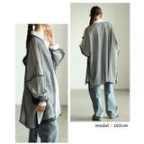 モードに揺れるオーガンジーレイヤードオーバーシャツ レディース ファッション | Sawa a la mode | 詳細画像11 