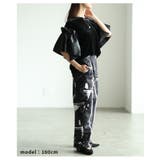 モードに揺れるベロア×フェイクレザーフレアスリーブトップス レディース ファッシ… | Sawa a la mode | 詳細画像10 