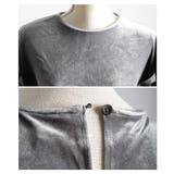 モードに揺れるベロア×フェイクレザーフレアスリーブトップス レディース ファッシ… | Sawa a la mode | 詳細画像23 