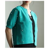 纏うだけで華やぐパールドットスポンジニットカーディガン レディース ファッション | Sawa a la mode | 詳細画像8