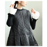 手元の華やぎに惚れるフレアレーススリーブリブニットトップス レディース | Sawa a la mode | 詳細画像2