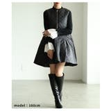 手元の華やぎに惚れるフレアレーススリーブリブニットトップス レディース | Sawa a la mode | 詳細画像4