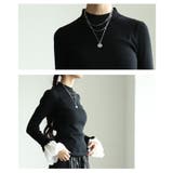 手元の華やぎに惚れるフレアレーススリーブリブニットトップス レディース | Sawa a la mode | 詳細画像5