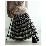 主役級ティアードフリルスカート レディース ファッション | Sawa a la mode | 詳細画像9