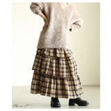 スイート×トラッドなタータンチェックティアードフリルスカート レディース | Sawa a la mode | 詳細画像2