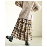 スイート×トラッドなタータンチェックティアードフリルスカート レディース | Sawa a la mode | 詳細画像8