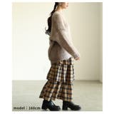 スイート×トラッドなタータンチェックティアードフリルスカート レディース | Sawa a la mode | 詳細画像11