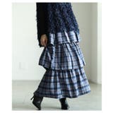 スイート×トラッドなタータンチェックティアードフリルスカート レディース | Sawa a la mode | 詳細画像14