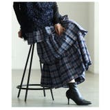スイート×トラッドなタータンチェックティアードフリルスカート レディース | Sawa a la mode | 詳細画像22