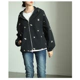 繊細な甘さ漂う花柄刺繍撥水加工マウンテンパーカー レディース ファッション | Sawa a la mode | 詳細画像22 