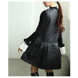 カジュアルな甘さ漂うダイヤ×花柄キルティングワンピース レディース ファッション | Sawa a la mode | 詳細画像4 