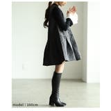 カジュアルな甘さ漂うダイヤ×花柄キルティングワンピース レディース ファッション | Sawa a la mode | 詳細画像22 