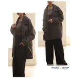 シーズンムード高まるコクーンシルエットシャギーコート レディース ファッション | Sawa a la mode | 詳細画像15 
