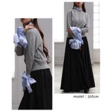 重ね着いらずのレイヤード風袖リボンカーディガン レディース ファッション | Sawa a la mode | 詳細画像10